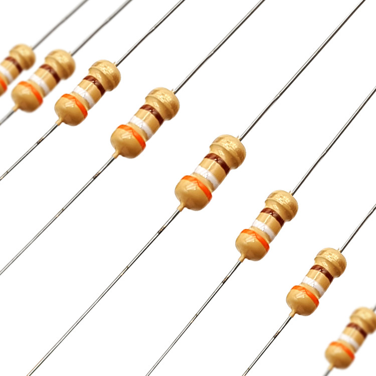 مقاومت 390 اهم 1/4 وات 5 درصد بسته ۱۰۰۰ عددی