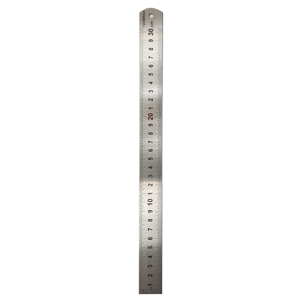 خط کش فلزی TUOSEN 100722 30cm