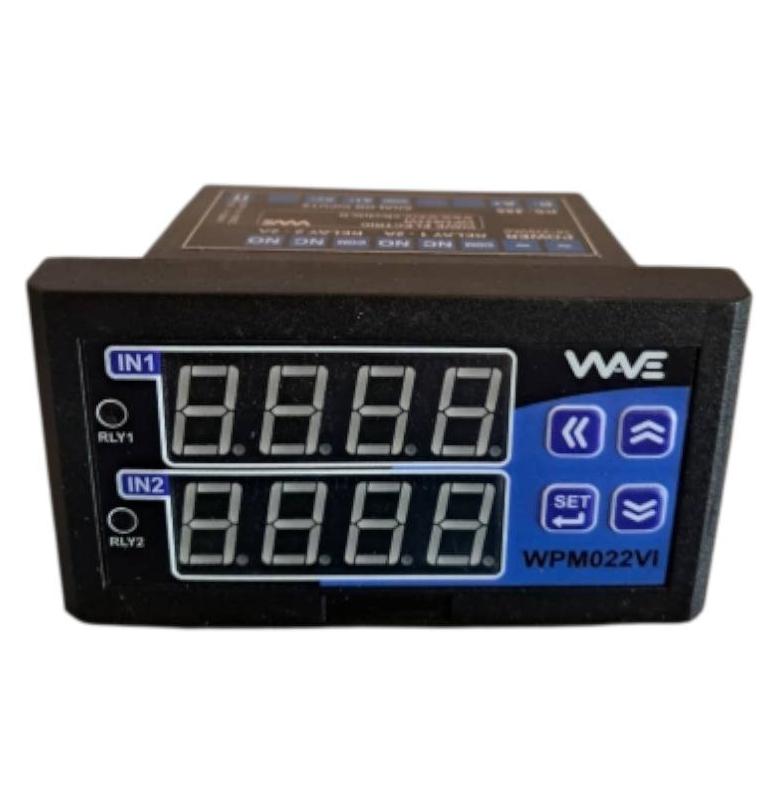 پنل متر دیجیتال دو کاناله مدل WPM022VI