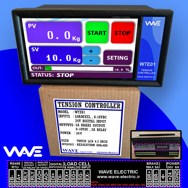 تنشن کنترلر مدل WTE01