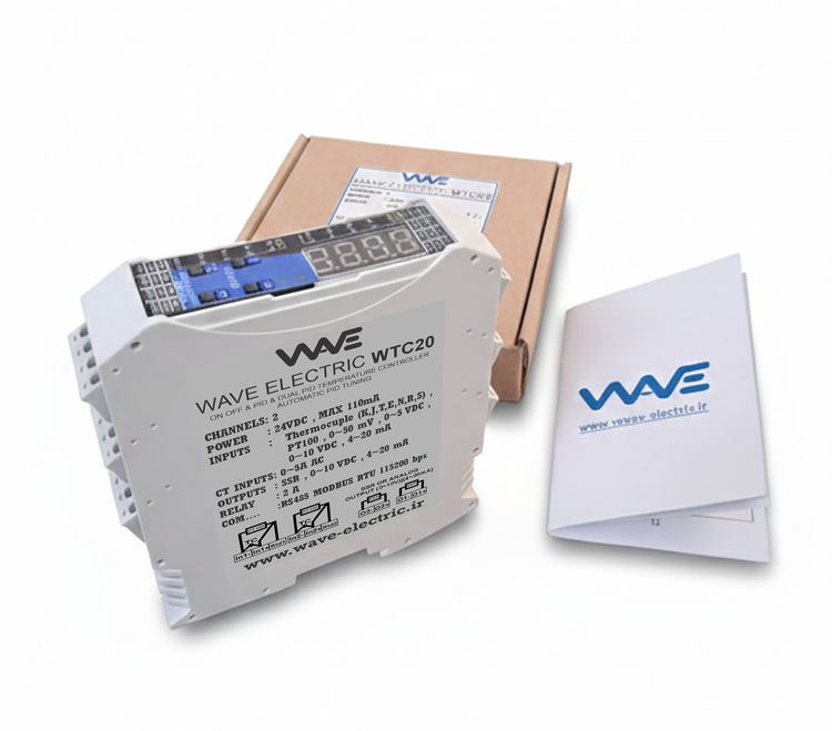 کنترلر دمای پیشرفته دو کاناله مدل WTC20
